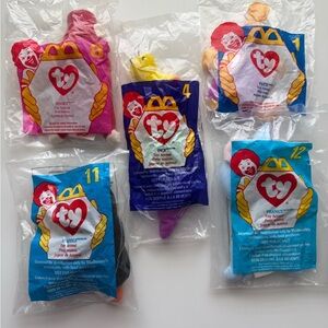 NWT McDonald's TY Beanie Babies - 5 pcs